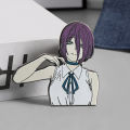 Anime Chainsaw Man The Movie Reze Arc Cosplay Brooch Hayakawa Aki Badge Costume Metal Corsage Pins Backpack Decoration. 