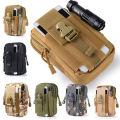 Molle Pouch Belt Waist Pack Men Small Pocket Survival Tool Bag for Running Travel Camping Hunting Airsoft. 