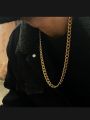 Stylist Long Lasting Boys Chain Silver And Golden Zanjeer Chain For Boys Gift. 
