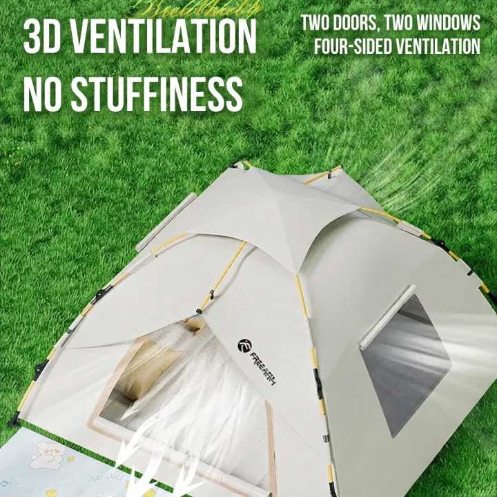 FREEAIR%20%20Quick%20Auto%20Camping%20Tent%20Portable%20Outdoor%20Tent%201-2%20Person%20Waterproof%20Sun%20Protection%20UPF50+%20Tent%20-%20Image%202