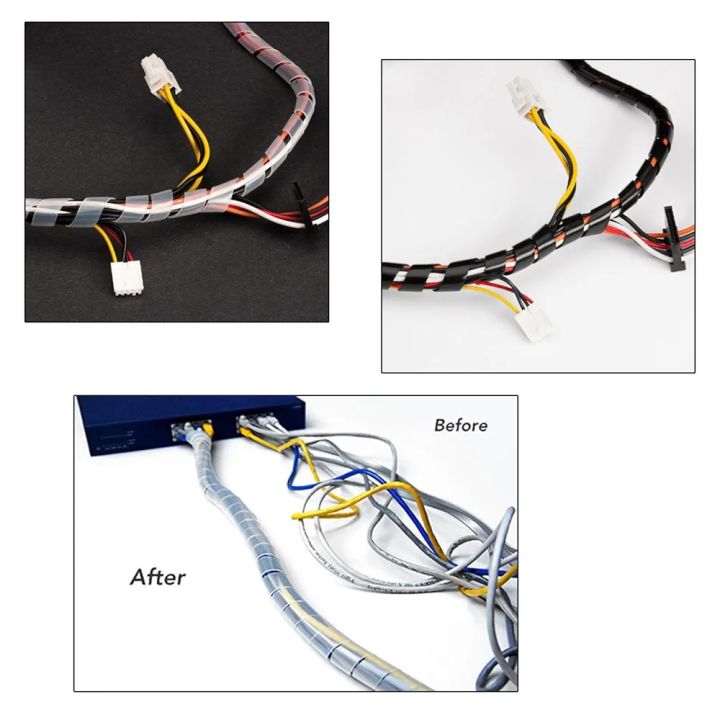 "Spiral%20Cable%20Wrap%20Wire%20Organizer%20%20Flexible%20Plastic%20Sleeve%20for%20Cable%20Management%20-%20Image%206