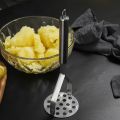 Stainless Steel Potato Masher Manual Fruit Vegetable Pressure Mud Machine Kitchen Children Food Crusher Complementary Gadget. 