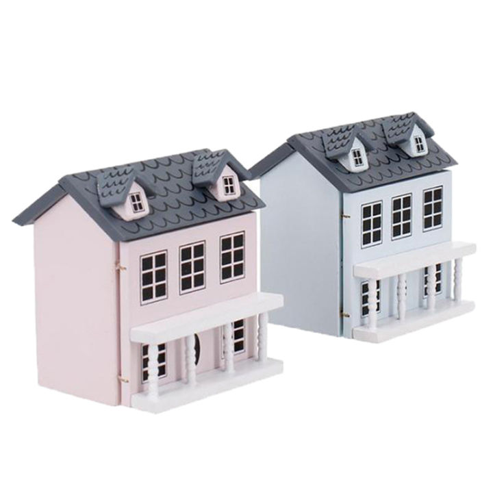 1:12%20Dollhouse%20Miniature%20Wooden%20Little%20House%20Model%20Lovely%20Villa%20Doll%20House%20Decor%20-%20Image%205