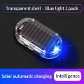 Car Fake Security Light Solar Powered Simulated Dummy Alarm Wireless Warning Anti-Theft Caution Lamp LED Blue/Red Flashing Light. 