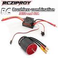 RCZIPROY RC Brushless Combo 3650 Motor & 60A ESC Combo for 1/10RC Traxxas Off-Road Racing Short Truck Drift RC.