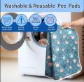 1pcs Cute Waterproof Pet Pee Pad Washable Puppy Training Pad Mat Reusable Anti-Slip Pee Pad Blanket Absorbent Diaper for Dog Cat. 