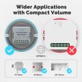 MOES Tuya ZigBee Smart Mini Switch Module Electricity Consumption Monitor Light Switch 1 Gang 16A Breaker Support Alexa  lightify. 