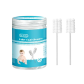 30/60pcs Baby Oral Cleaning Stick Disposable Cleaner Milk Teeth Gauze Toothbrush Baby Tongue Washing For Newborn Oral Care.