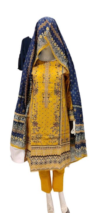 Bin Saeed Brand New 3Pc Khaddar Suit Collection  / Winter Collection  / Bin Saeed Brand Winter Fabric