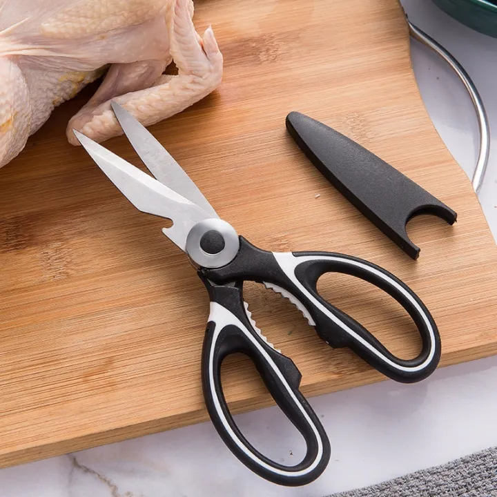 Scissors%20Stainless%20Steel%20Kitchen%20Household%20Bone%20Scissors%20Chicken%20Wings%20Fish%20Chopper%20Bottle%20Opener%20Clip%20Walnut%20Kitchen%20Tools%20-%20Image%202