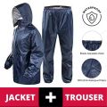 Jacket & Trouser For Adult Waterproof Windproof Bike Raincoat Suit.. 