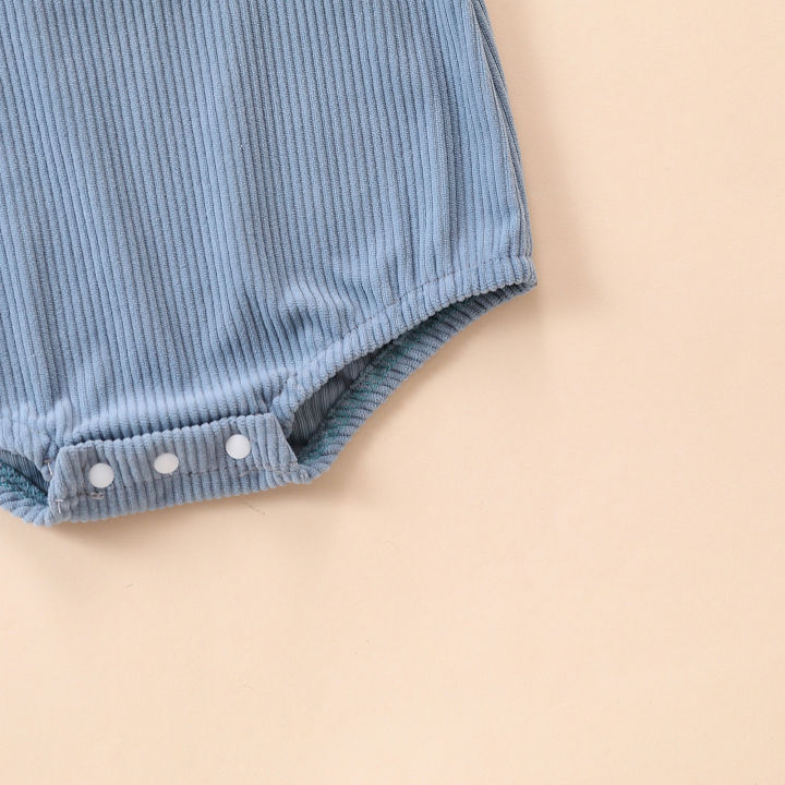 Summer%20neutral%20infants%20and%20toddlers%20neutral%20male%20and%20female%20infants%20independent%20corduroy%20independent%20day%20suspenders%20Romper%20-%20Image%206
