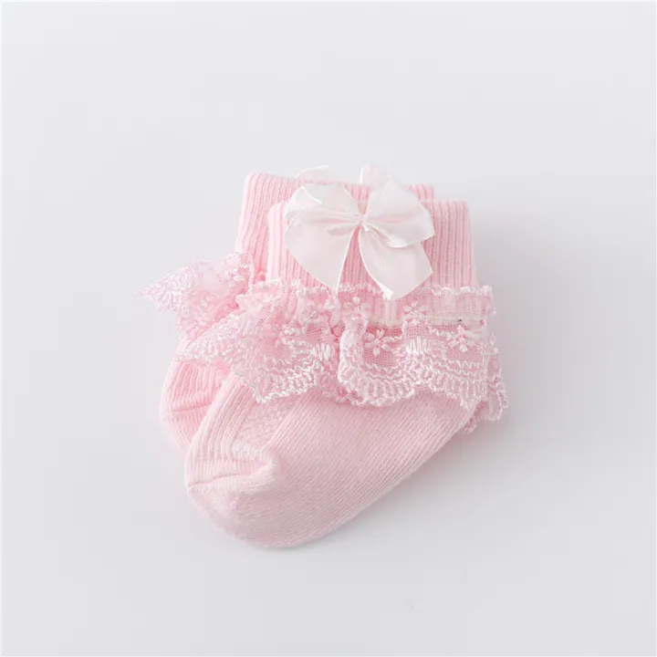 Lawadka%200-24Month%20Newborn%20Baby%20Socks%20For%20Girls%20Cotton%20Lace%20Infant%20Girls%20Sock%20Princess%20Bow%20Toddler%20Baby%20Girls%20Socks%20Spring%202024%20-%20Image%204
