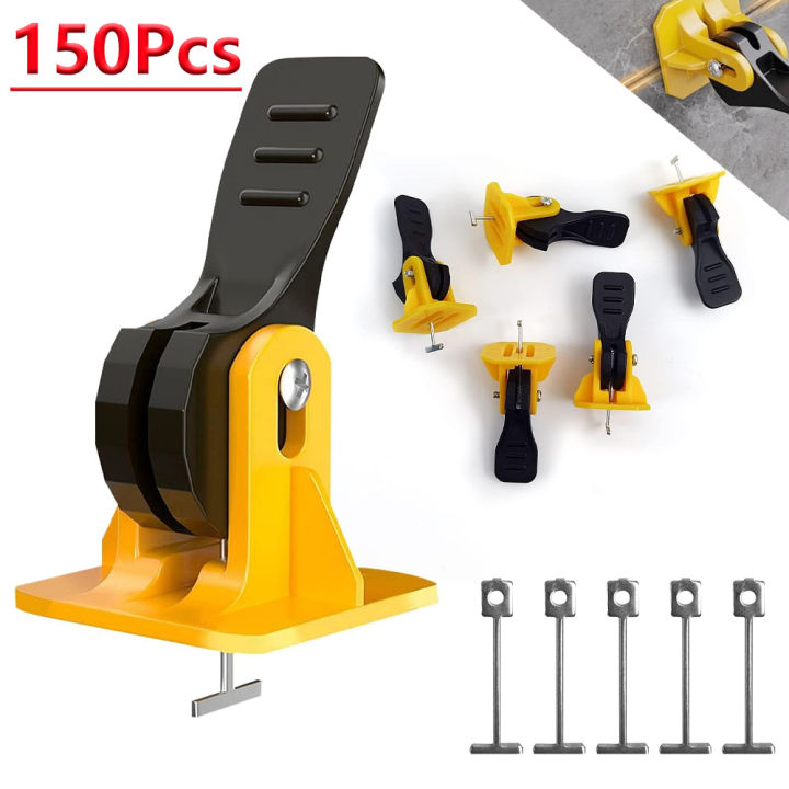 50-100Pcs Floor Tile Leveling System Tile Leveler Ceramic Adjuster Artifacts Spacers Kit for Laying Wall Tile Construction Tools