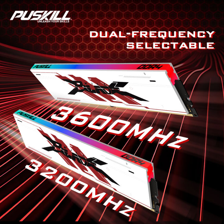 PUSKILL%20RGB%20DDR4%20Memoria%20RAM%208GB%2016GB%203600MHz%203200MHz%20%20DIMM%20Desktop%20Gaming%20Memory%20Ram%20-%20Image%202
