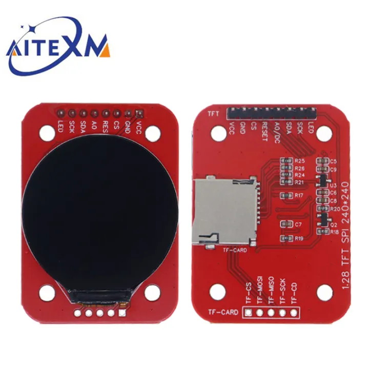 TFT%20Display%201.28%20Inch%20TFT%20LCD%20Display%20Module%20Round%20RGB%20240*240%20GC9A01%20Driver%204%20Wire%20SPI%20Interface%20240x240%20PCB%20%20For%20Arduino%20-%20Image%204