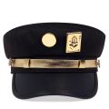 Anime JoJo's Bizarre Adventure Kujo Jotaro Cosplay Cap Unisex Adult Metal Badge Hat Prop. 