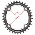 Deckas 104BCD Round Oval Narrow Wide Chainring MTB Mountain Bike Bicycle Crown 30T 32T 34T 36T 38T Crankset Tooth Plate Parts. 
