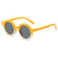 New Children's Sunglasses Korean Edition Girls' Round Frame Sunglasses Personalized Baby Sunscreen Sunglasses Fashion Versatile.