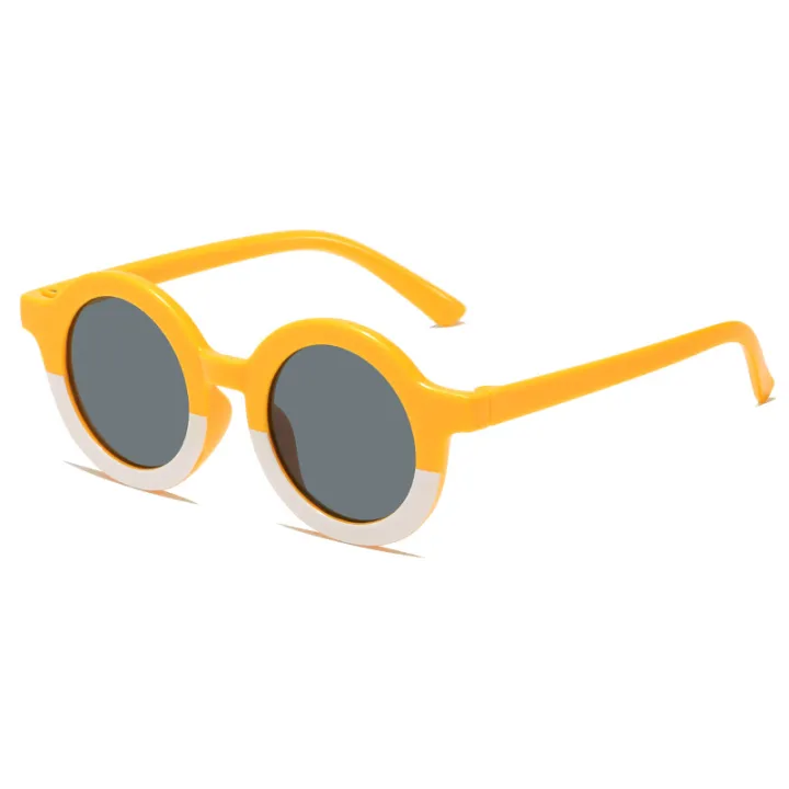 New%20Children's%20Sunglasses%20Korean%20Edition%20Girls'%20Round%20Frame%20Sunglasses%20Personalized%20Baby%20Sunscreen%20Sunglasses%20Fashion%20Versatile%20-%20Image%205