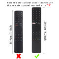 Silicone Protective Case Fit for Xiaomi MI P1 32" 43" 55" Android Q1 75" TV Remote Controller XMRM-19 Voice Remote Cover Sheath. 