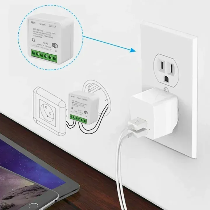 WiFi%20Mini%20Smart%20Switch%2016A/20A%20DIY%20Light%20Switches%20Wireless%20Smart%20Home%20Work%20with%20Tuya/Zigbee%20Smart%20Life%20Homekit%20Alexa%20Google%20Home%20lightify%20-%20Image%202