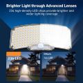 1Pack Solar Lights Outdoor 234LED Super Bright Waterproof Motion Sensor 3 Mode Split Flood Wall Lamp Security for Garden Garage. 