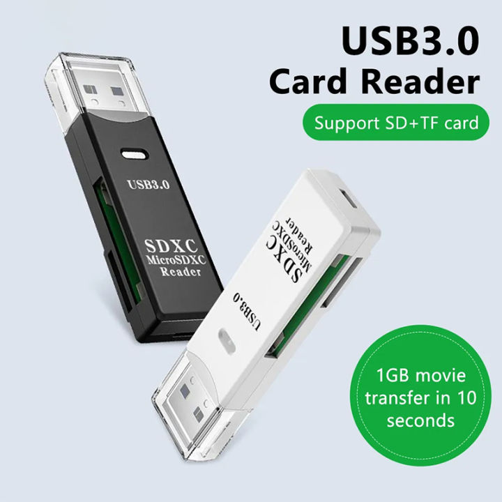 2 in 1 USB 3.0 Card Reader USB to Micro SD TF memory card readers Card For PC Laptop Accessories Flash Drive Multi Smart Cardre