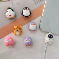 Cute Penguin Cable Protector Cartoon Charger Protector Cable Winder Organizer Data Line Cord Protective Cover For iPhone. 