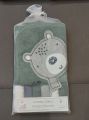 Baby hooded towel and face towels. 