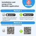 Wireless Label Printer P50 Inkless Bluetooth Thermal Label Maker Adhesive Label Sticker Machine DIY Pattern Barcode QR Code Tape. 