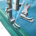 Computerized Flatbed Sewing Machine 0.1 Zipper Foot Narrow High-Low Pressure Foot for Zipper And Pocket Stitching.