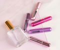 2 Pcs Mini Refillable Perfume Spray Bottles – 5ml Travel Size Atomizer – Multicolor Combo. 