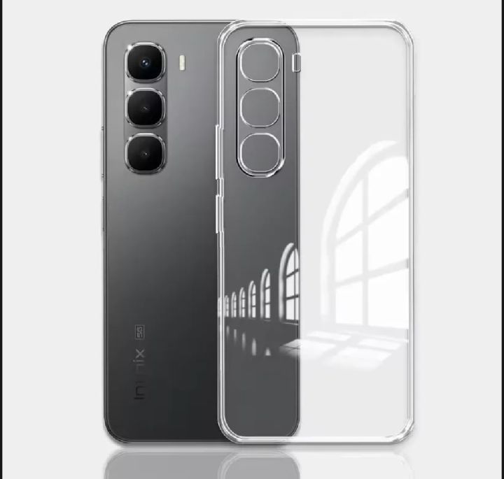 Infinix Hot 60,Hot 60 Pro, Hot 60 Pro Plus OG Tempered Glass, TPU Covers Four Corner Bumpers – Full Glue HD Clear Screen Protector