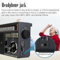 RETEKESS TR618 AM FM SW Portable Radio with Digital MP3 Player Support Micro SD and USB Loud Volume Big Speaker for Home Elder. 