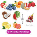 500PCS creative fruit roll stickers for decorating phone cases, laptops, suitcases, DIY waterproof stickers. 