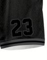 NO.23 Black Basketball Shorts Summer Breathable Loose Y2K Oversized Leisure Suitable Fitness Exercise Training Shorts Moto.