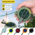 10M Retractable Clothesline Outdoor Travel Portable Clothes Drying Rack Windproof Washing Line For Camping Home Laundry Hanger. 