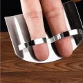 Stainless Steel Finger Guard Finger Hand Cut Hand Protector Knife Cut Finger Protection Tool Kitchen Cooking Knives Accessories. 