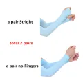 Stay Cool and Protected from the Sun with 2 Pairs of UV Protection Cooling Arm Sleeves for Women and Men. 