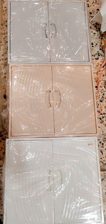 Plastic Washroom Cabinet Two Door Bathroom Cabinet/Rack/Stand