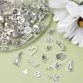 100 random style alloy small pendant DIY small accessories accessories Bracelet necklace pendant key ring accessories pendant. 