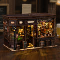 DIY Wooden Doll Houses Miniature Assembly Model Kit 3D Puzzle With Light Furniture Cottage Dollhouse for Friends  . 
