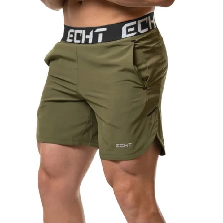 New Men Fitness Bodybuilding Shorts Man Summer Gyms Workout Male Breathable Quick Dry Sportswear Jogger Beach Short Pants