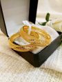 Golden bangles for womens elegant Gold designe for girls descent beautiful new trendy fashion bangles imported quality for weddings bridal gold bangles. 