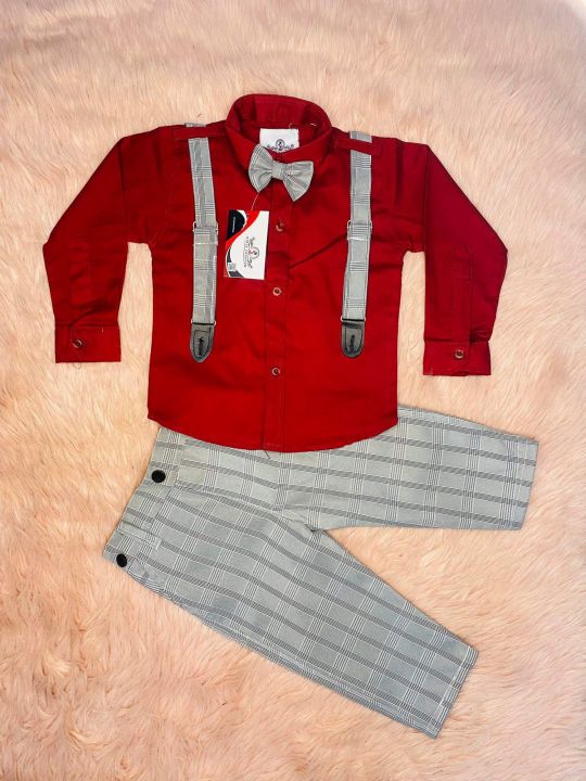 Baby%20boys%204pcs%20party%20dress%20for%20any%20occasion%20with%20full%20sleeve%20shirt%20,%20full%20pant%20,%20suspender,%20bow%20tie%20-%20Image%203