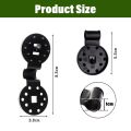 50 PCs sunshade mesh clip garden tools greenhouse sunshade fixing clamp plastic mesh fence hooks installation. 