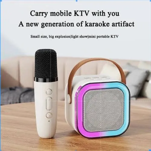 K12 Mini Audio Microphone Karaoke Family Wireless Bluetooth Speaker ...