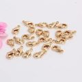 6 piece golden or silver hooks for jewellery making hooks for jewelry for Hook  Lobster Clasps Hooks Jewelry Making  Clasps Connector Jewelry Chain Lock for Necklace Jewelry Makings Accessory 12 mm medium. 