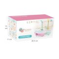 Doll Bathroom Set with Real Working Bath Shower & Bath Tub - with Detachable Shower Spray and Accessories for Kids Pretend Play. 